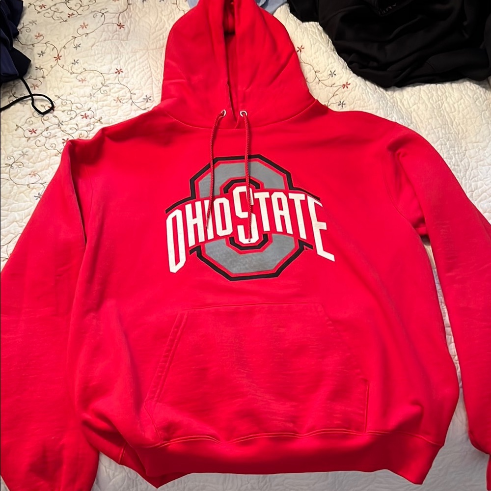 Champion Ohio State Red Hoodie size medium.  Great condition